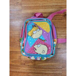 Vintage 90's Nickelodeon RUGRATS Tommy & Angelica MINI‎ BACKPACK Read